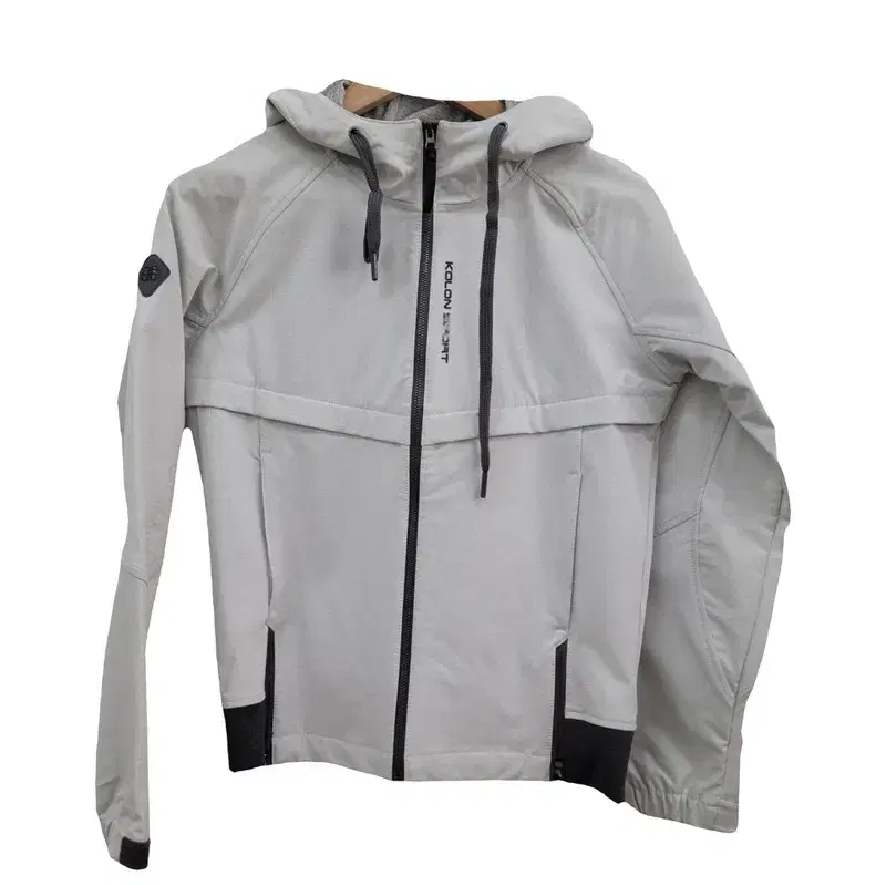 Kolon Sport 화이트 집업  바람막이 자켓 공용 90 A437