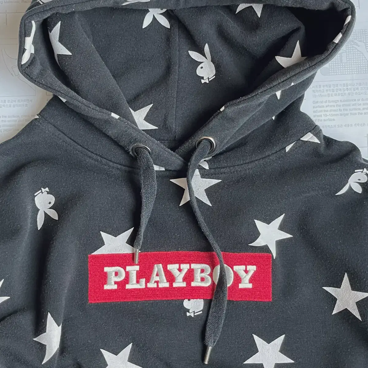 ( playboy ) box logo hood