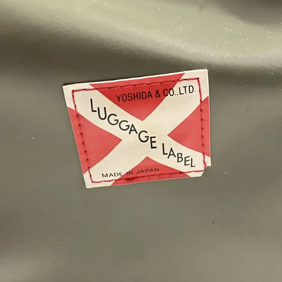 porter luggage label bag(khaki)