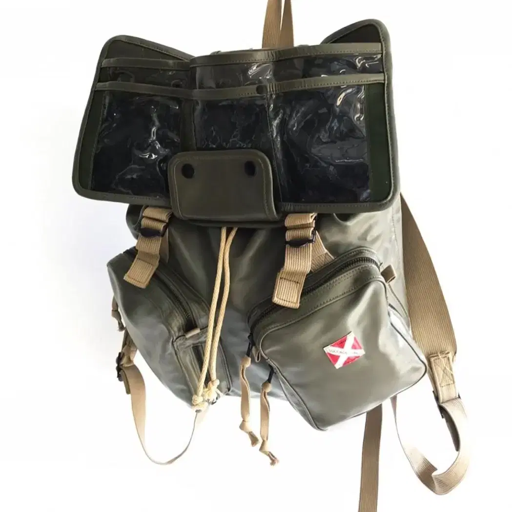 porter luggage label bag(khaki)