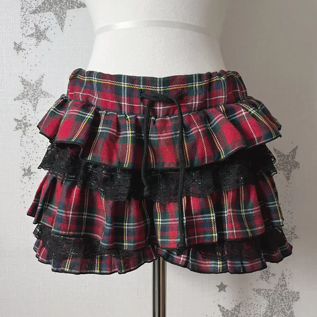 ( tralala ) tartan lace skort