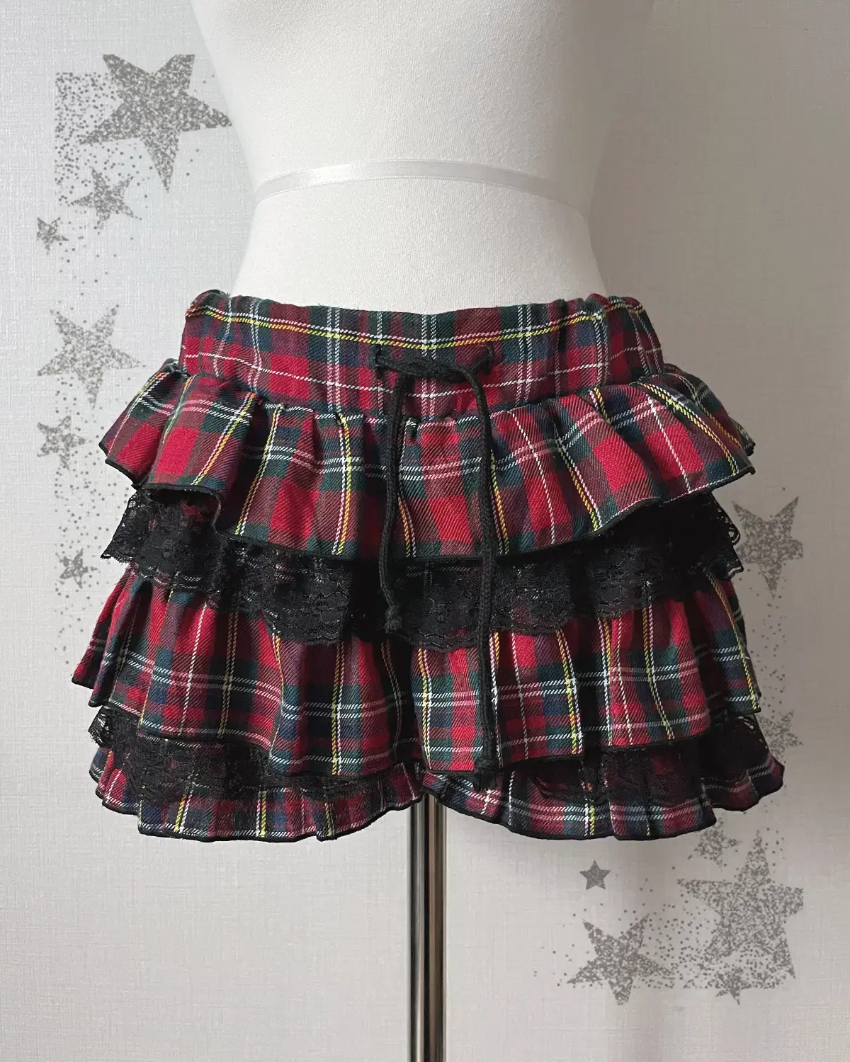 ( tralala ) tartan lace skort