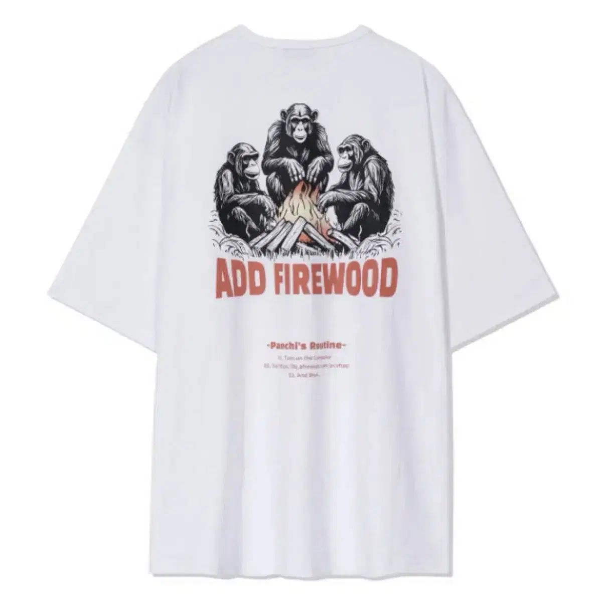 [M] Woogoodz Wooden T-Shirt White