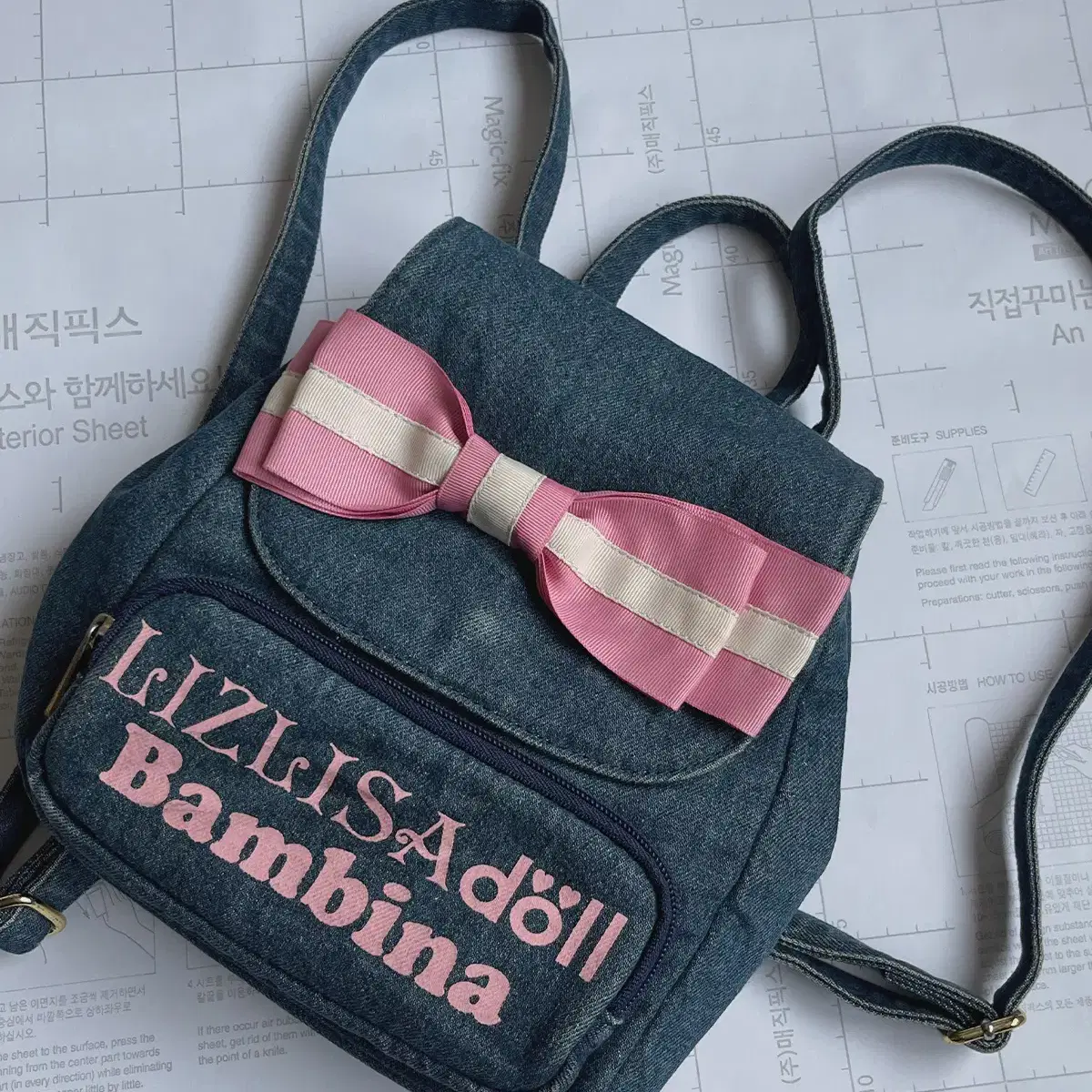 ( lizlisa ) bambina ribbon mini bag