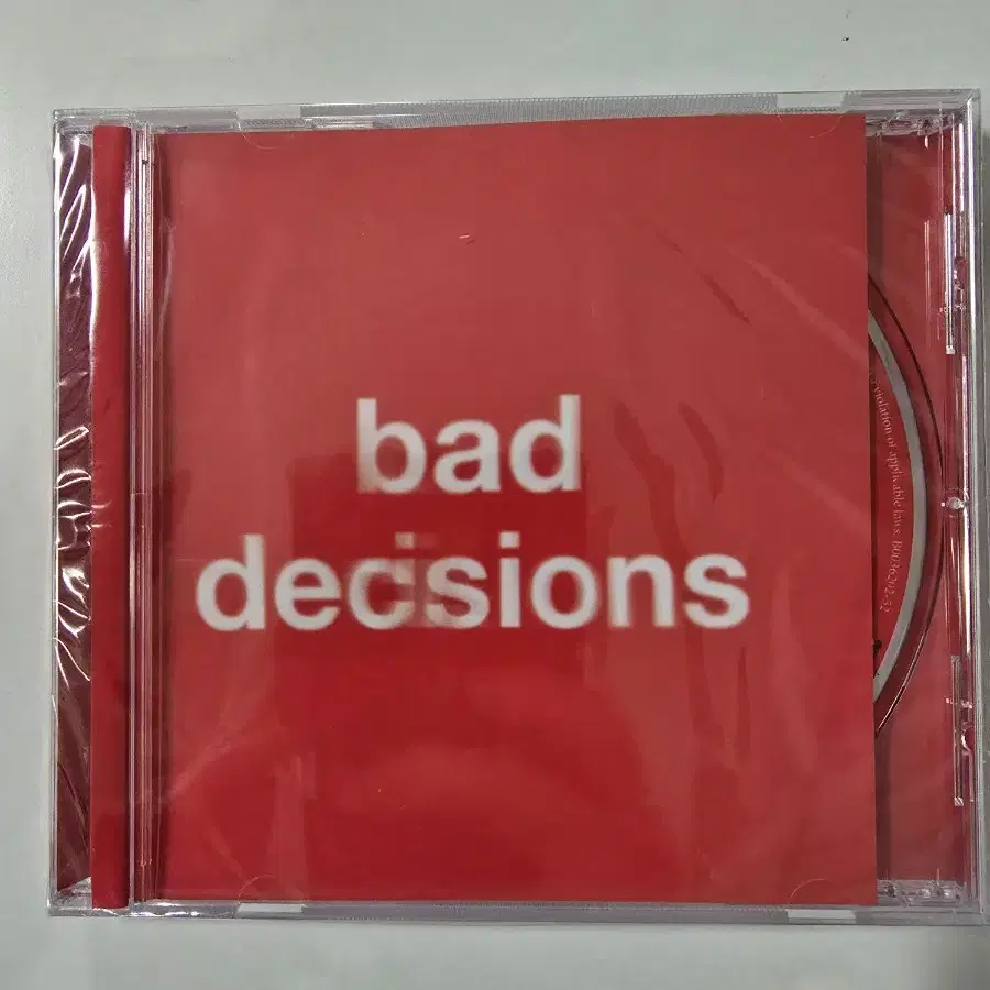 BTS 방탄소년단 Bad Decisions CD