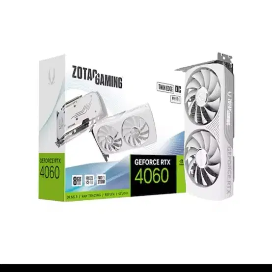 ZOTAC GAMING 지포스 RTX 4060 White 판매합니다.