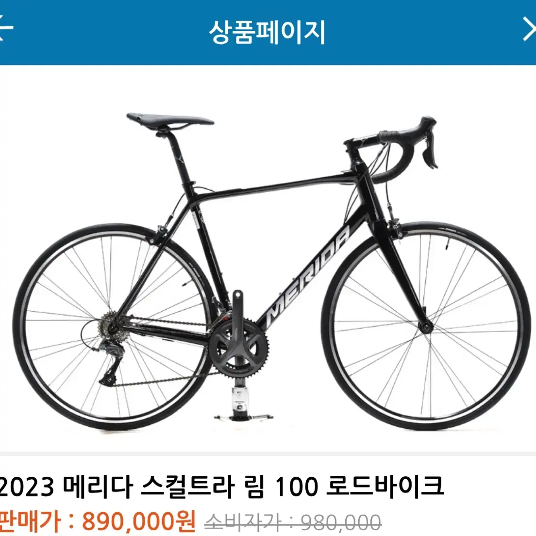 2023 메리다 스컬트라 100