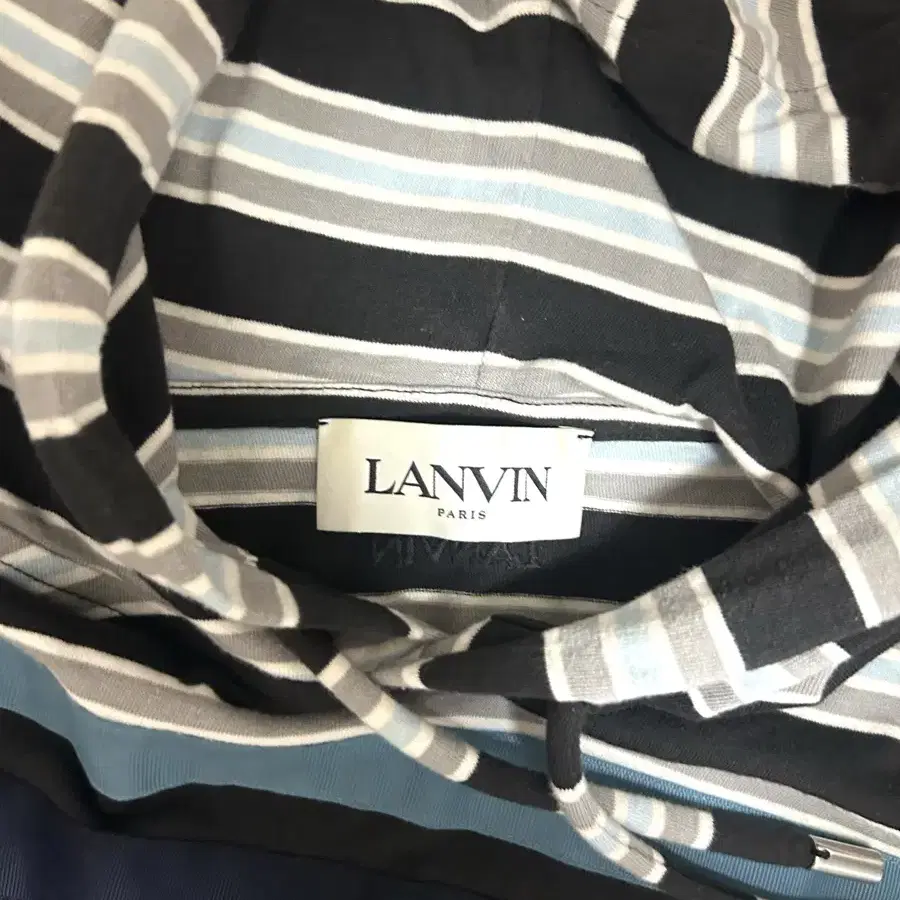 LANVIN  랑방 스트라이프 후드티