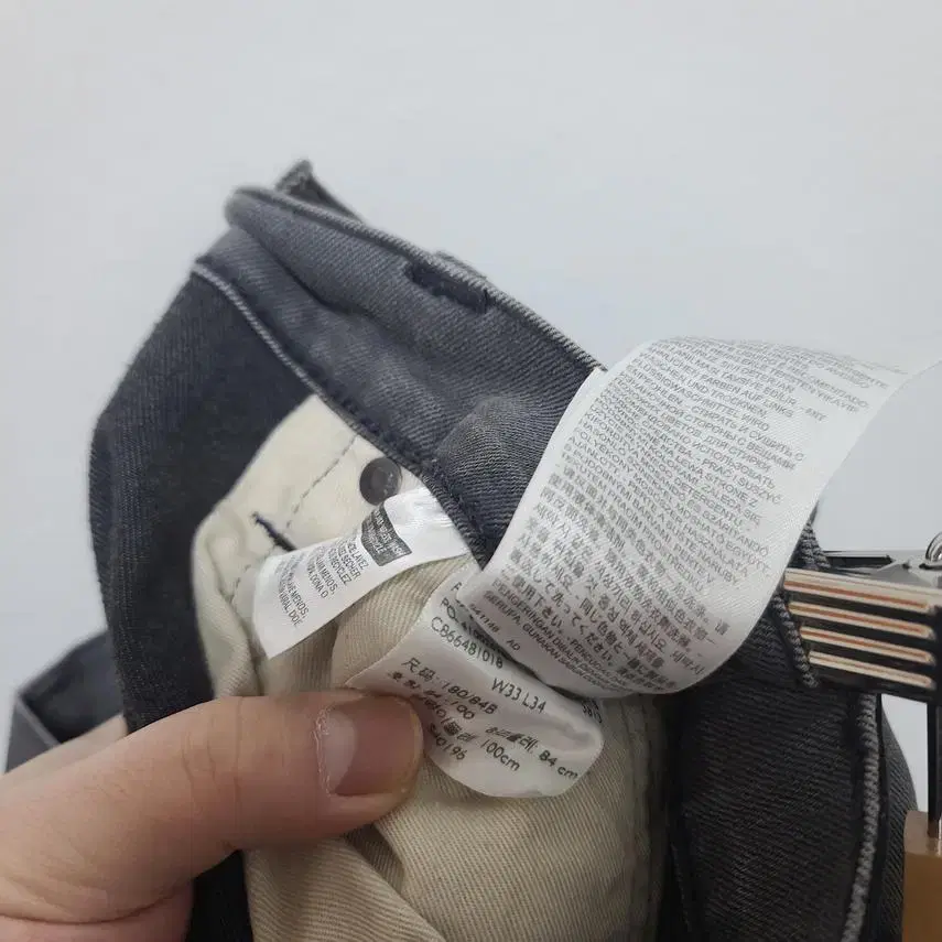 [LEVIS] 남성 그레이 데님팬츠 33