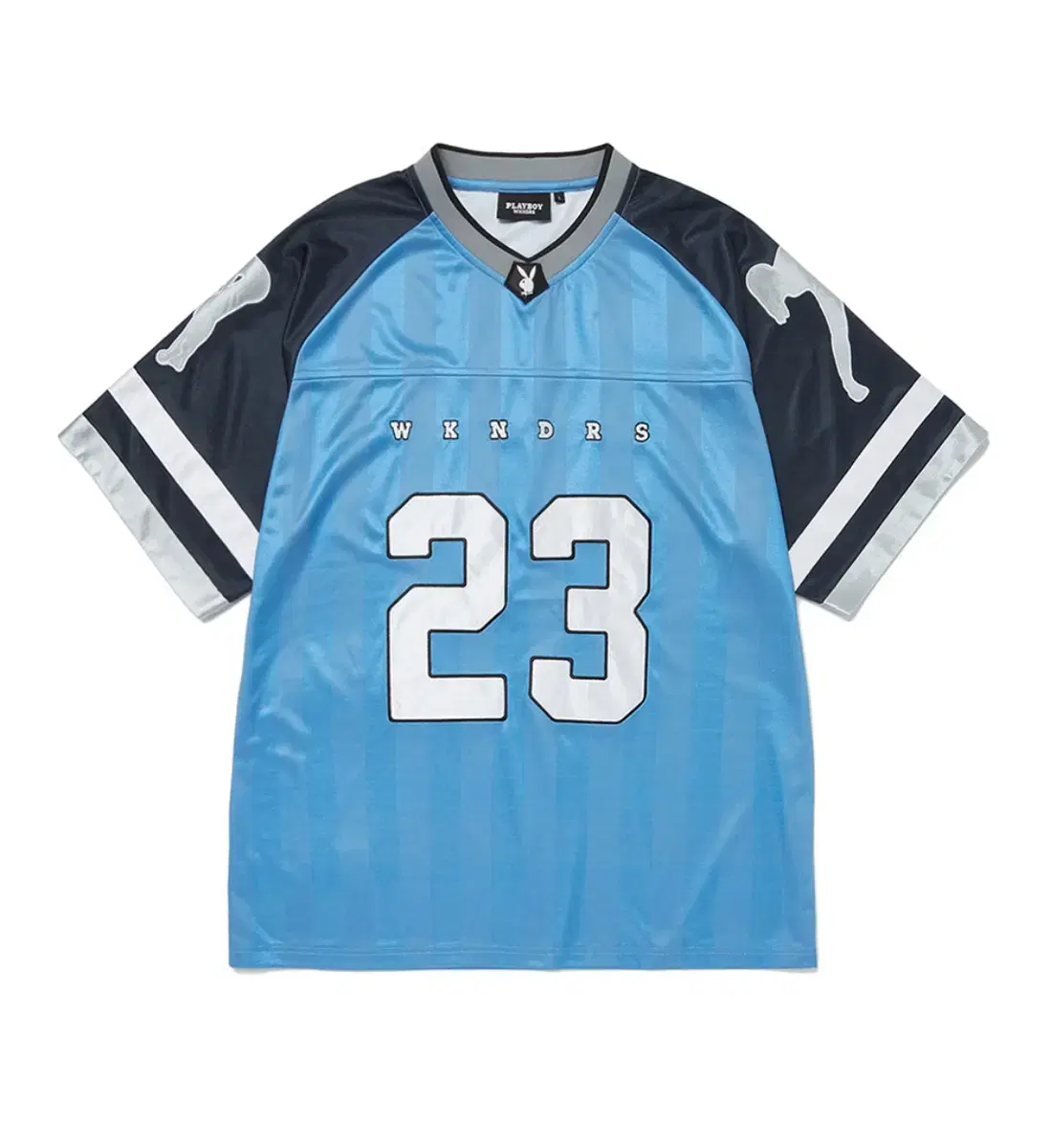 위켄더스 WKNDRS FOOTBALL JERSEY (BLUE) 팔아요