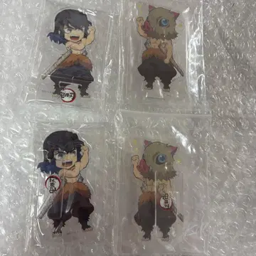 귀멸의 칼날 하시비라 이노스케 연결 아크릴 스탠드 4개 세트