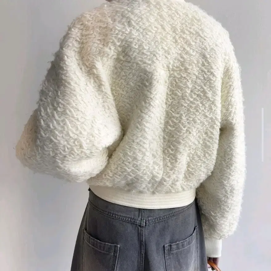 새상품 택포) 로우클래식 블루종 shearling blouson