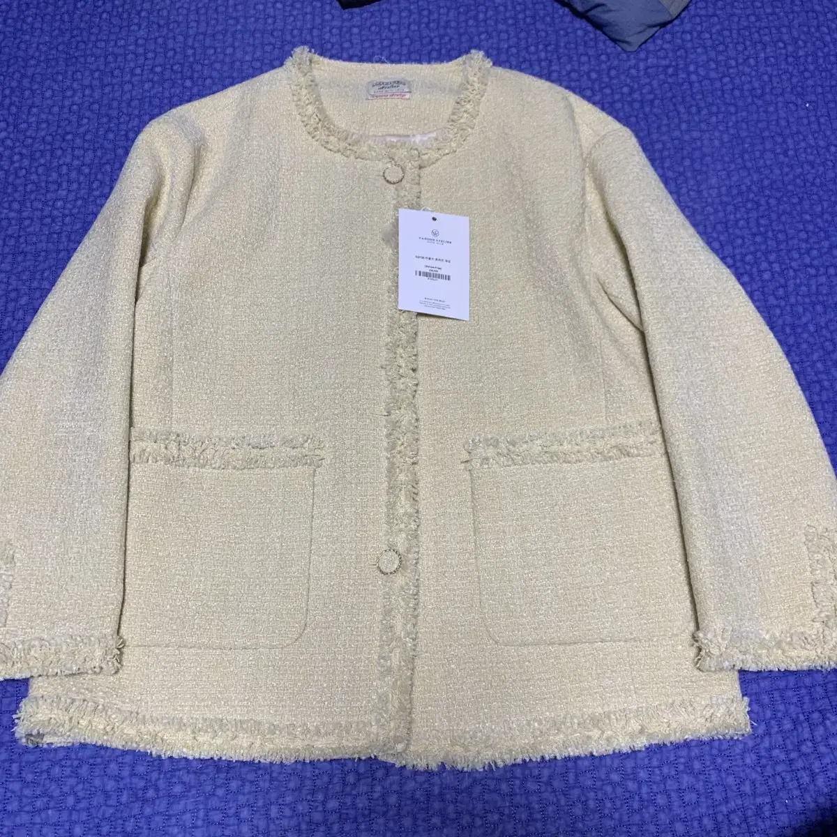 F) Vanone atelier 반원 아틀리에 트위드 자켓 (새상품)