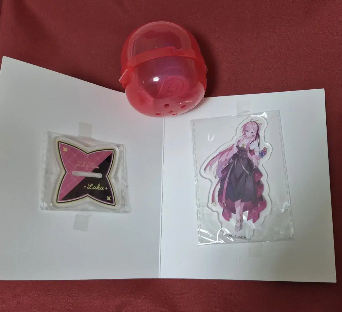 Miku Day Kuji D Award Luca acrylic stand Feska Fuwa Puchi Stamp Vocaloid