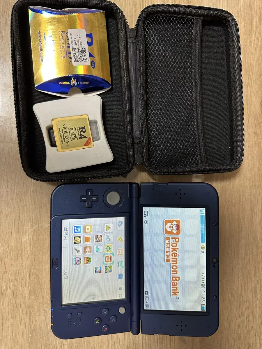 뉴 닌텐도 3ds xl, 알4칩 팝니다. (포켓몬 뱅크 포함)