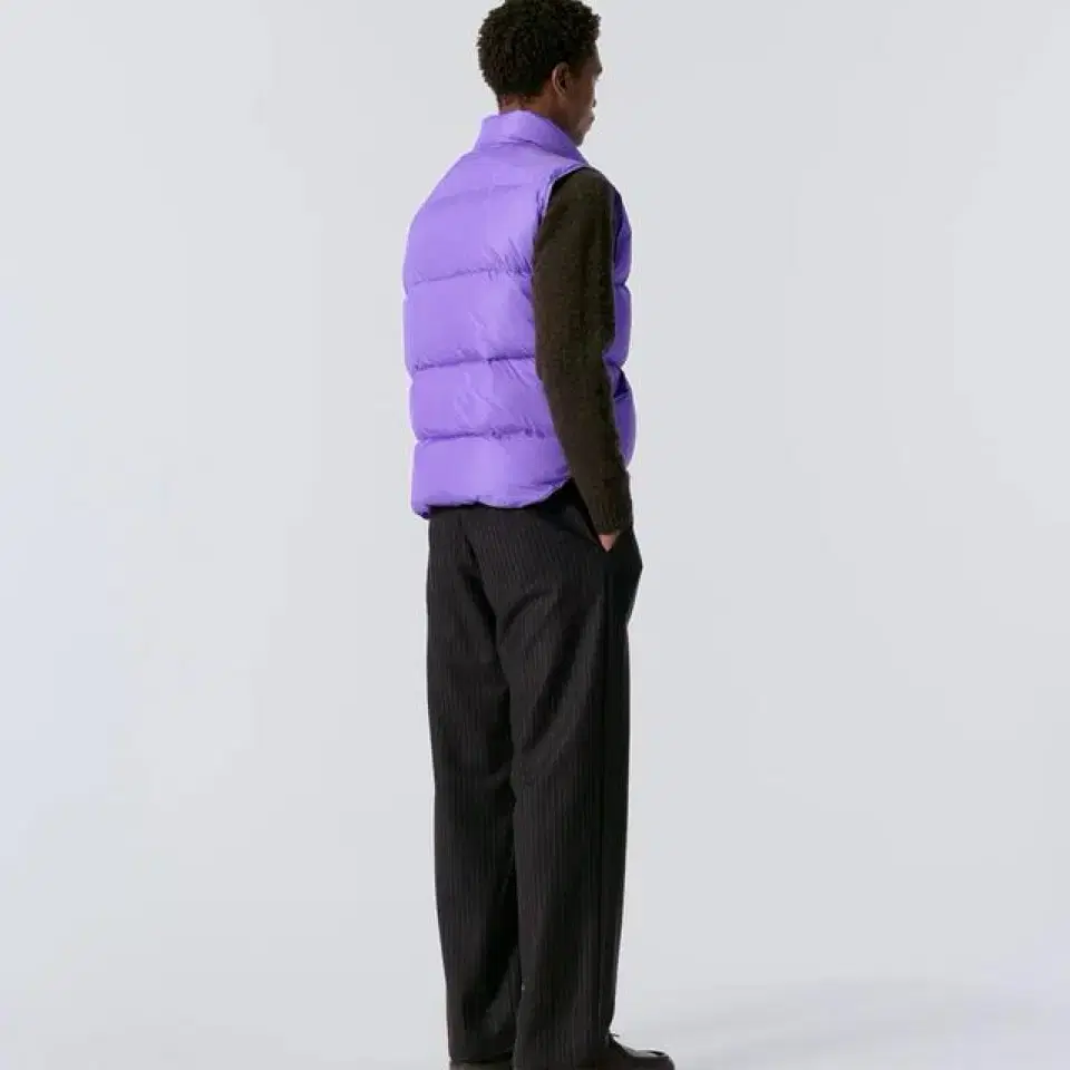 NOAH puffer vest (M) violet