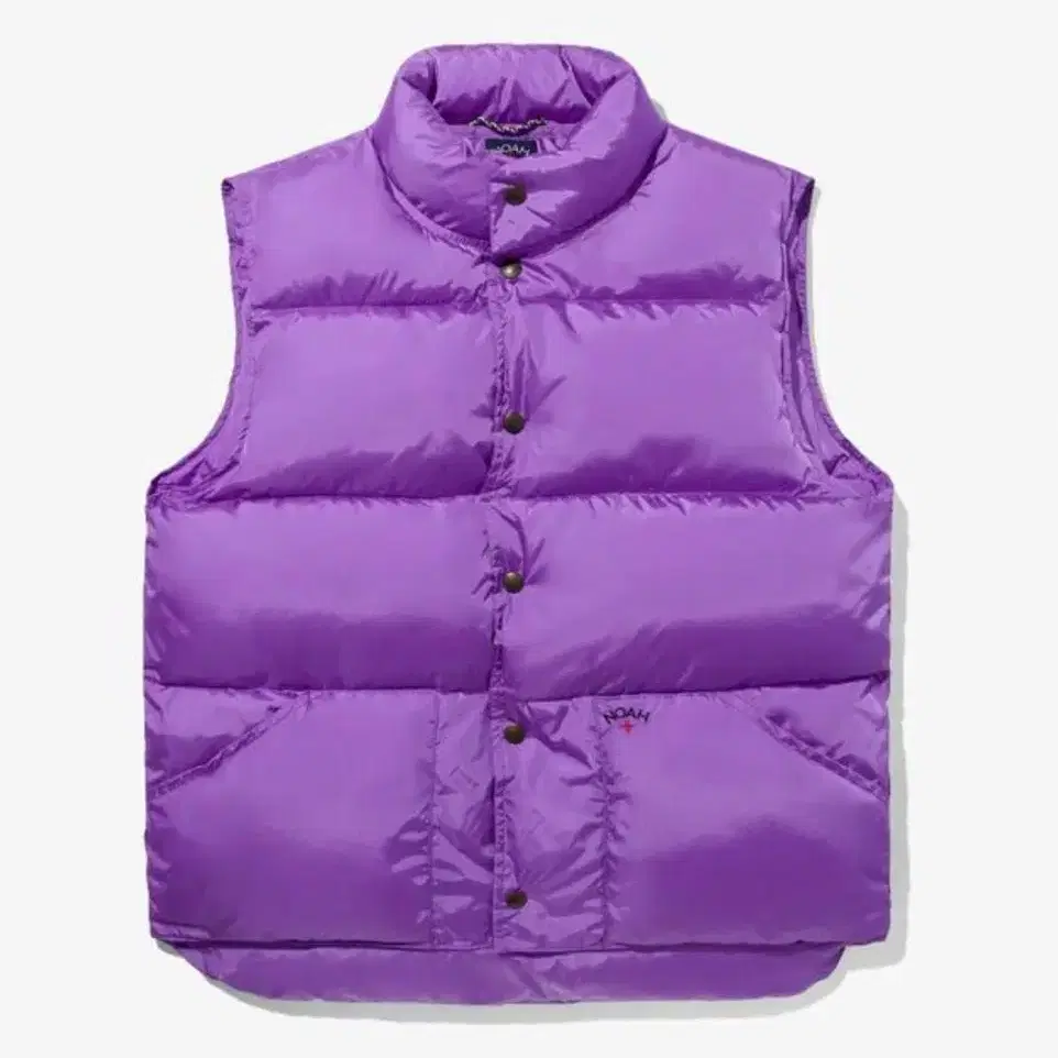 NOAH puffer vest (M) violet