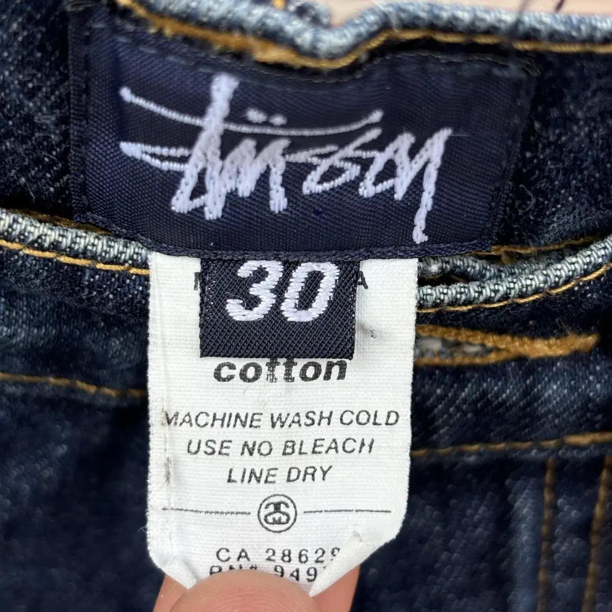 Stussy 90s 스투시 베이직 데님팬츠