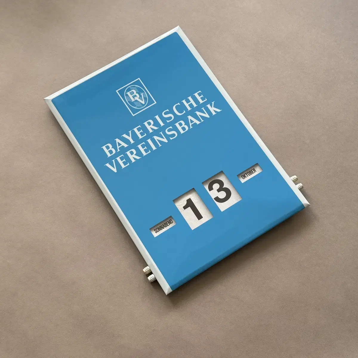 Bayerische Vereinsbank vintage Drehkalen