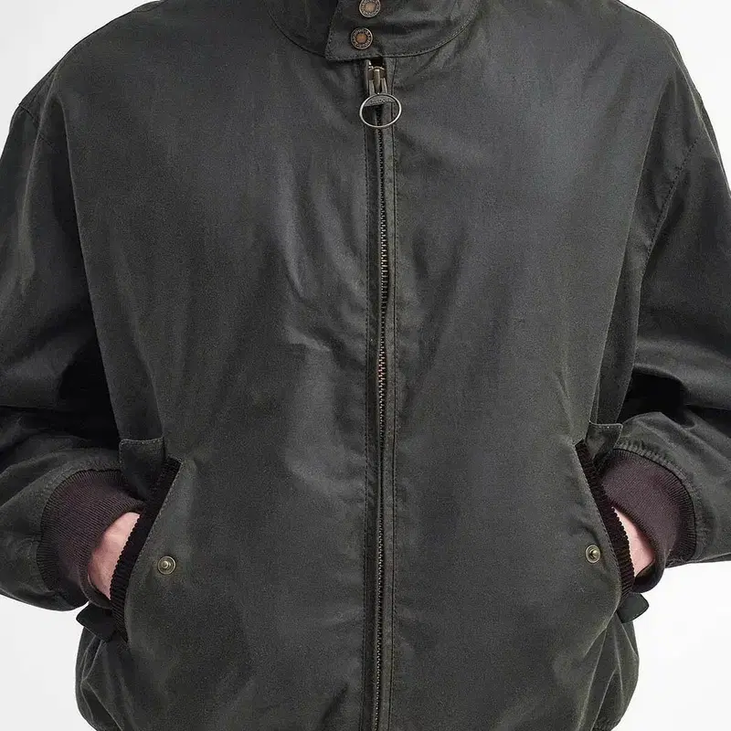 Barbour x Baracuta MA-1 Waxed Harringt