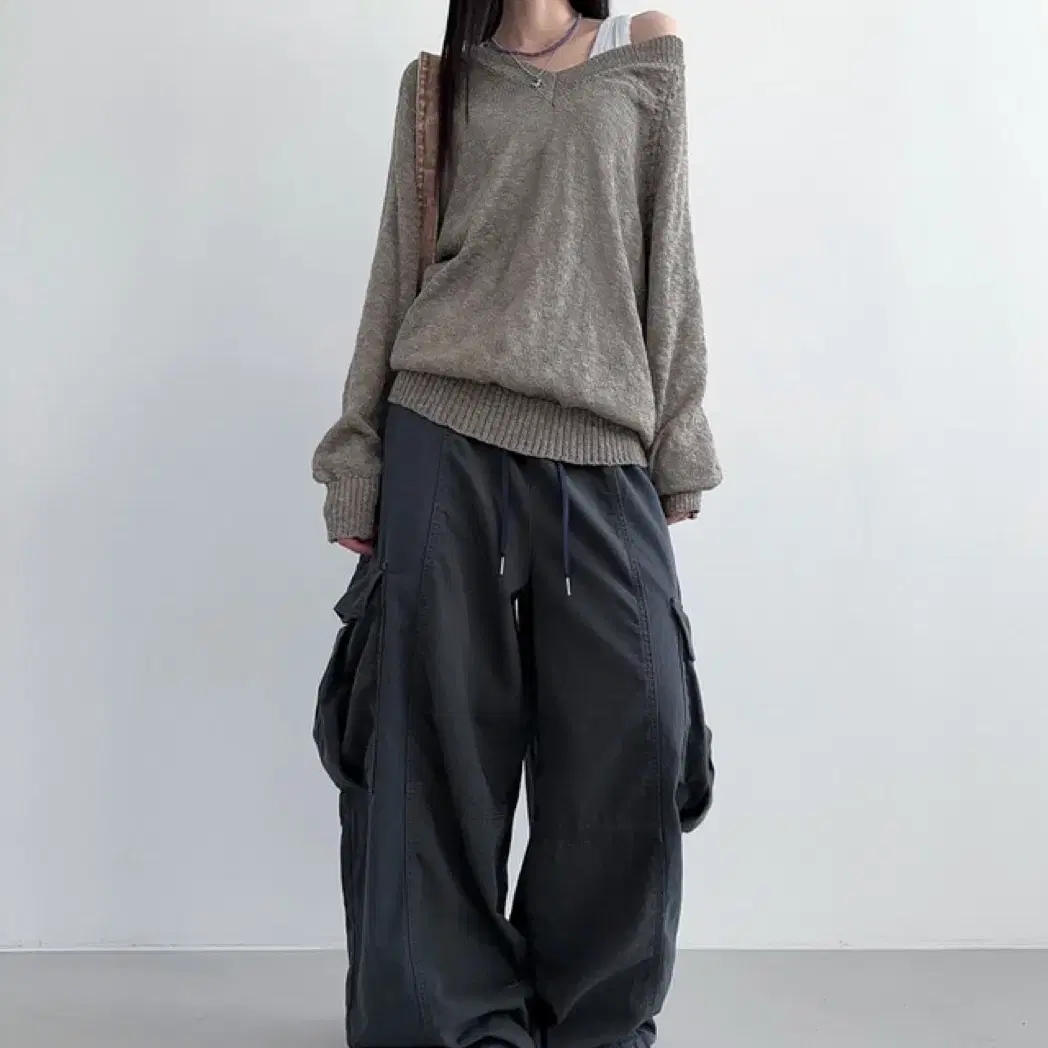 (ootj) 로웨어 vintage block cargo pants