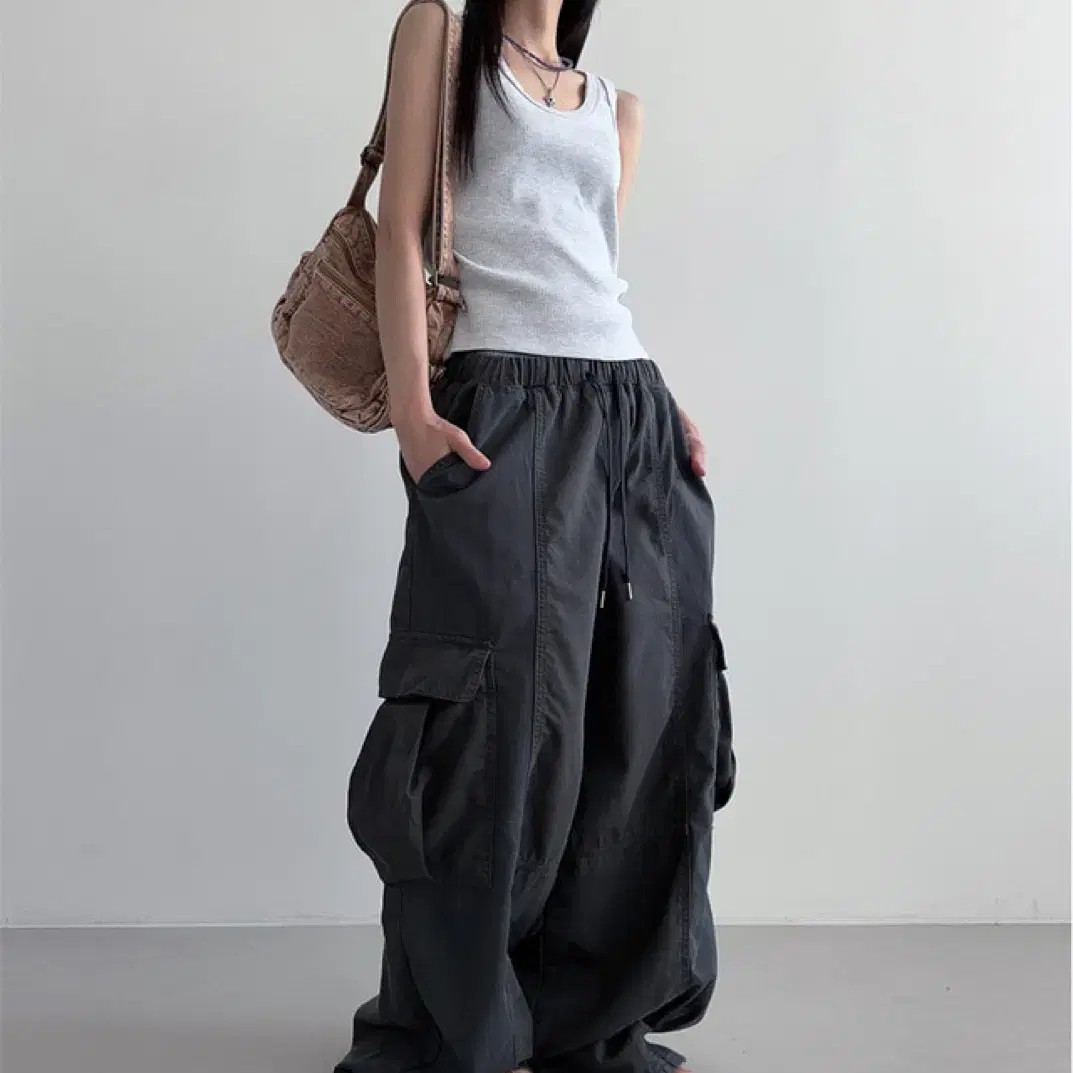 (ootj) 로웨어 vintage block cargo pants