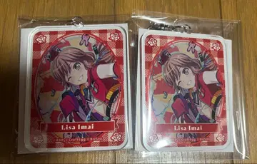 뱅드림 로젤리아 이마이 리사 빌레뱅 아크링 키링 2개 세트