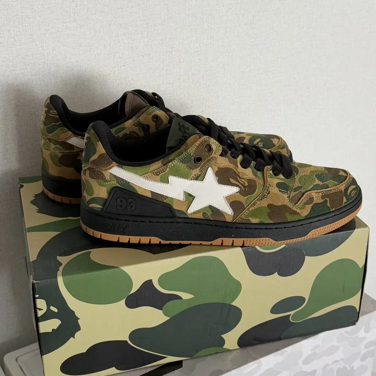 Bape Sta Low Green Black Gum