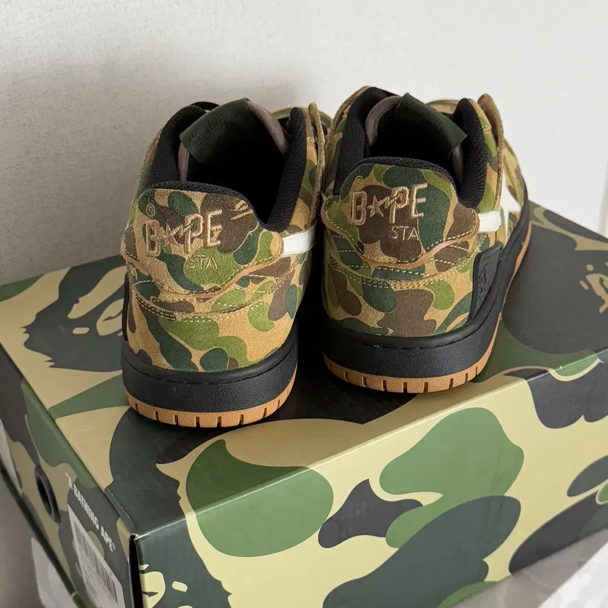 Bape Sta Low Green Black Gum