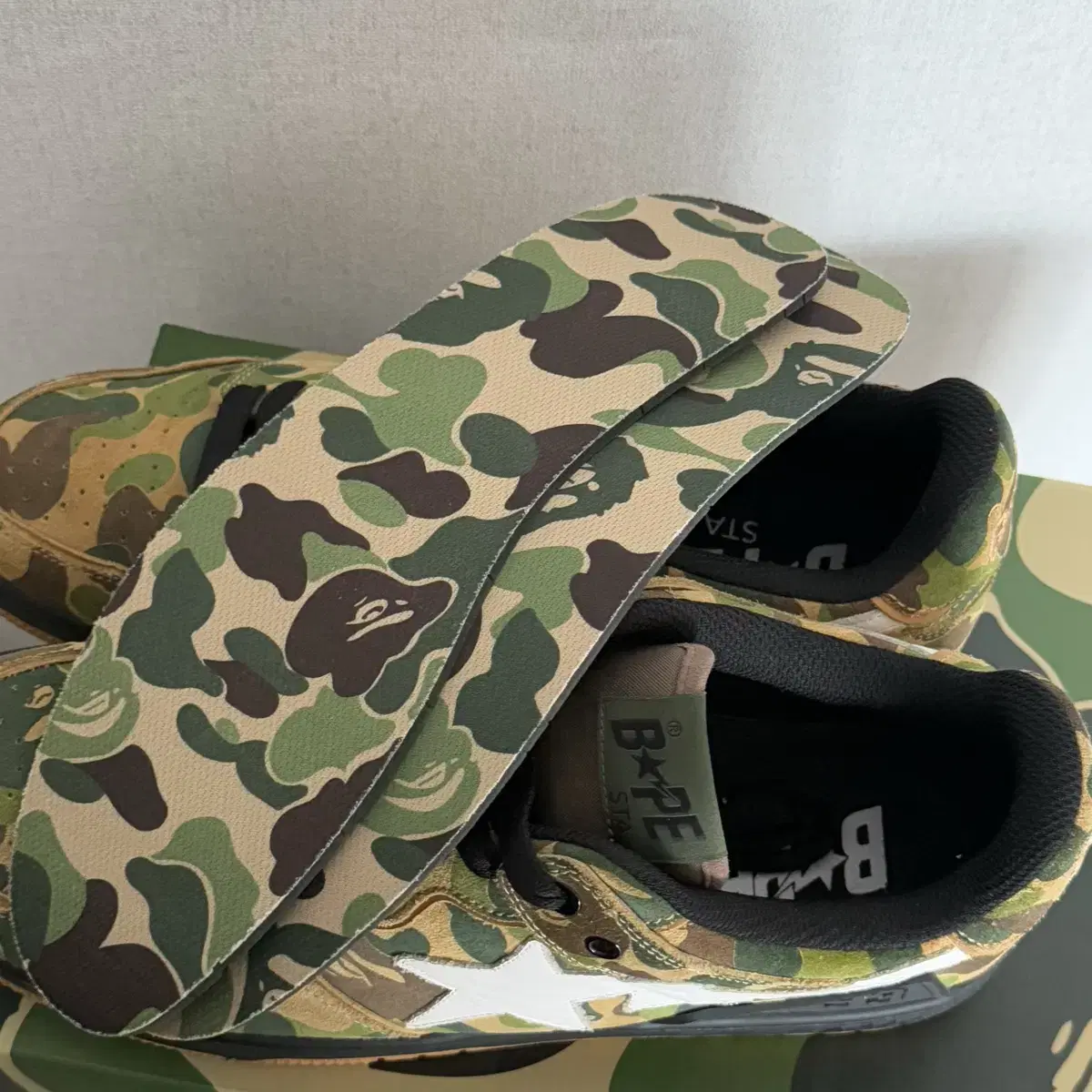 Bape Sta Low Green Black Gum