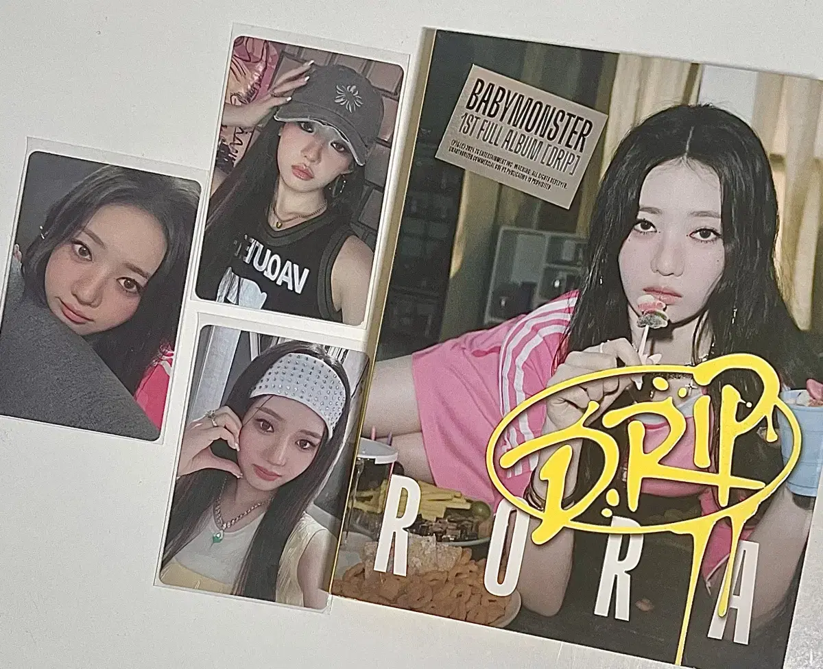 Baby Monster Laura drip Unsealed tag album