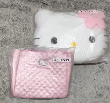 산리오 복권 키티 쿠션, 토트백 경품 세트