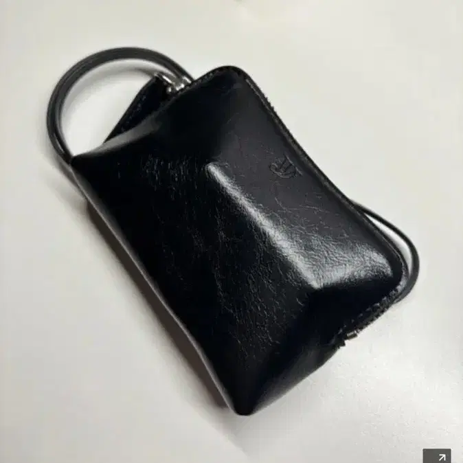 여밈 square wallet black