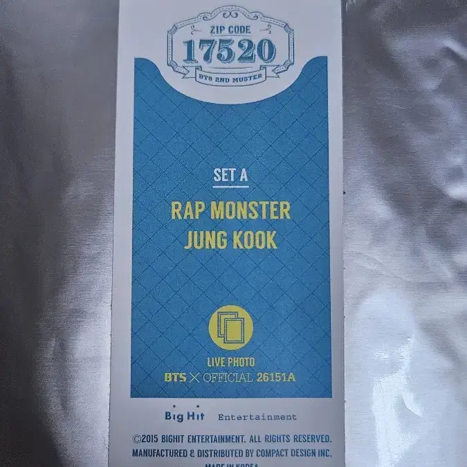 bts 2nd MUSTER 17520 라이브포토 판매 | Buy from Bunjang via