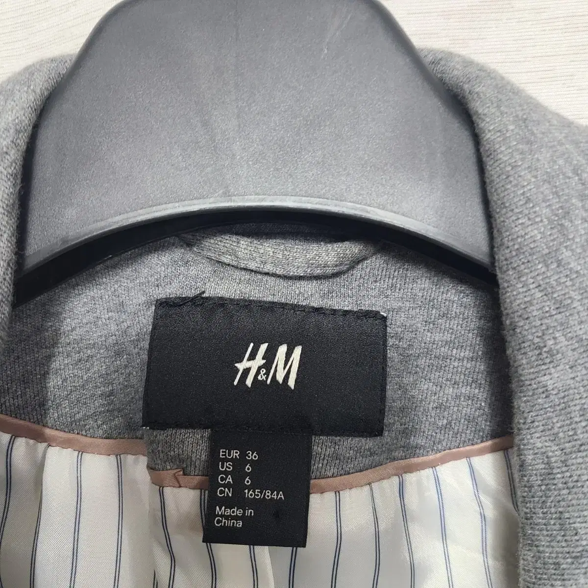 H&M 엘보패치 간절기 자켓 여85-90 ㅡ0203