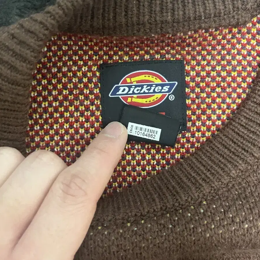 슈프림 디키즈 브라운 니트 Supreme Dickies Knit