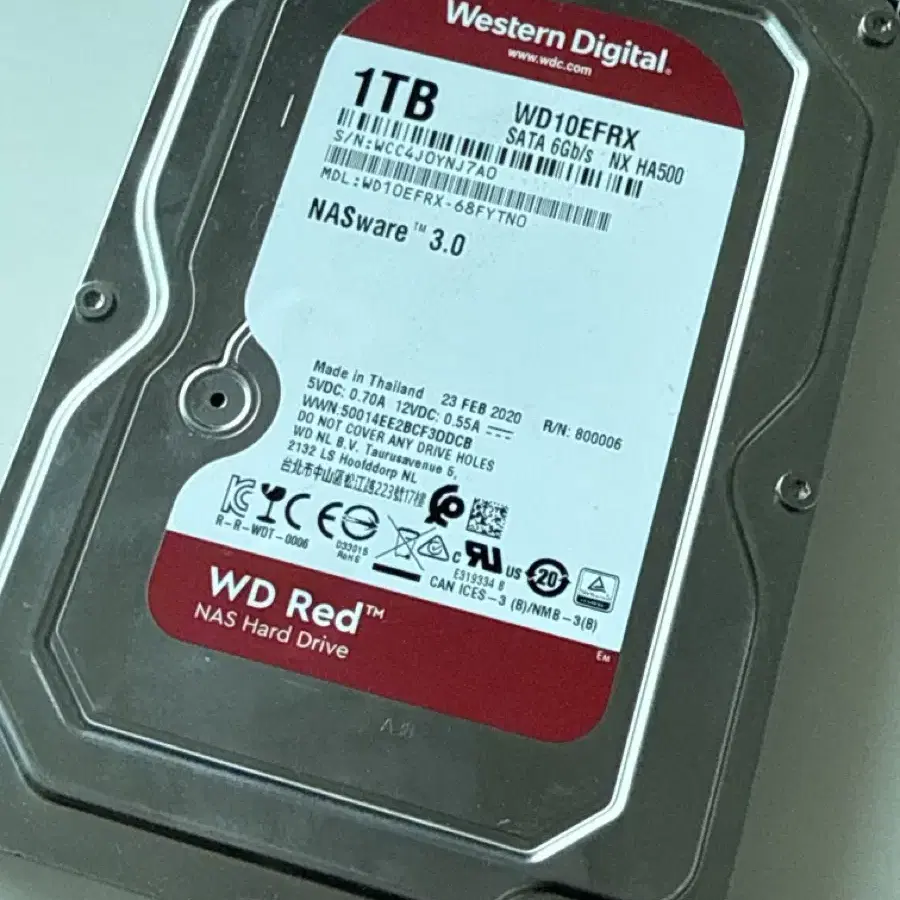 WD Red 1TB NAS 하드디스크