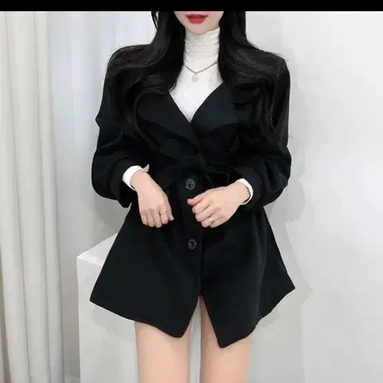 에이블리 데일리 a라인 코트