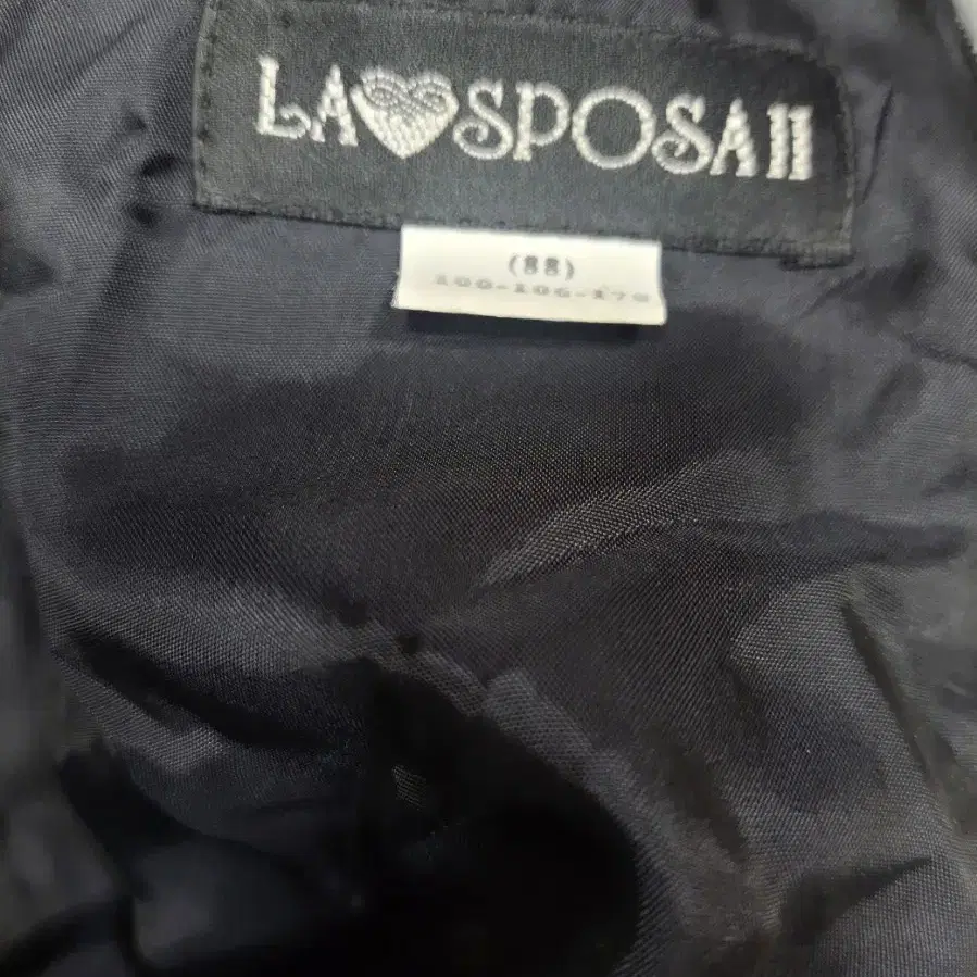 LASPOSA 검정 원피스