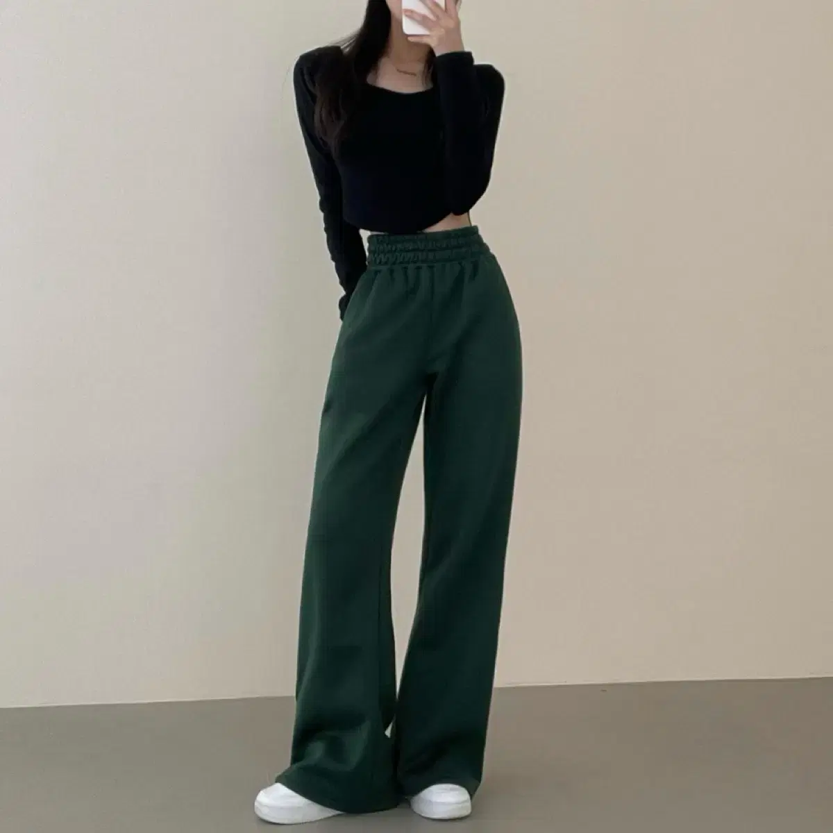 와이드 밴딩 트레이닝 팬츠 (새상품)