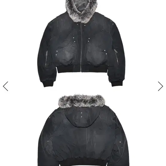 Fur Collar Dual-Sided Bomber Jacket