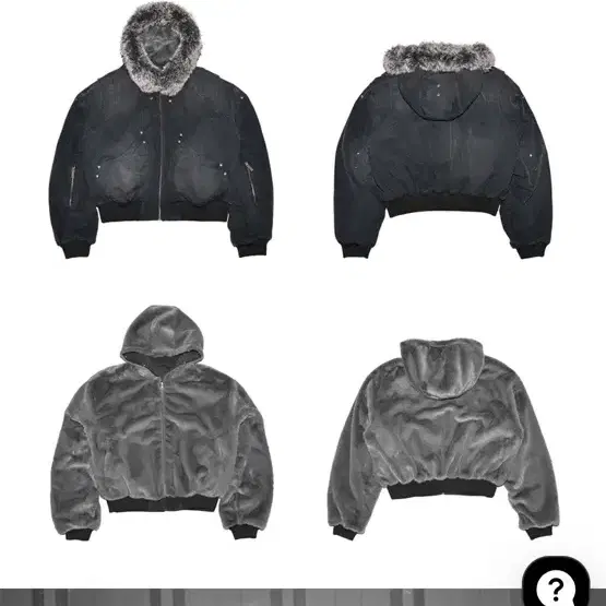 Fur Collar Dual-Sided Bomber Jacket