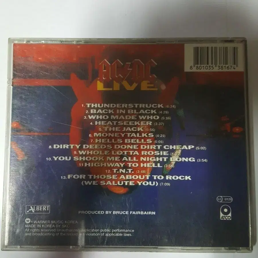 AC/DC LIVE CD