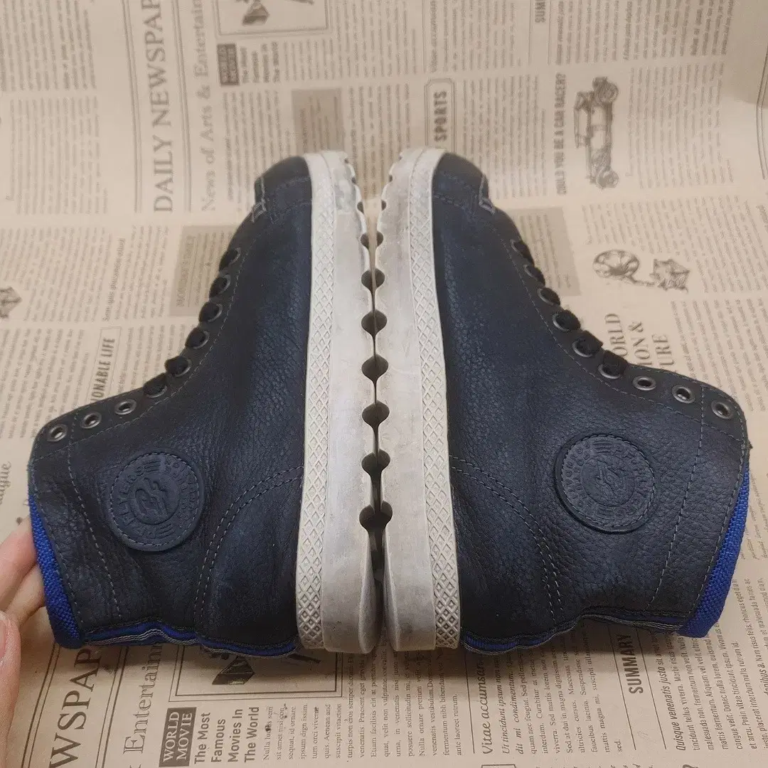 pf flyers 가죽 하이탑250