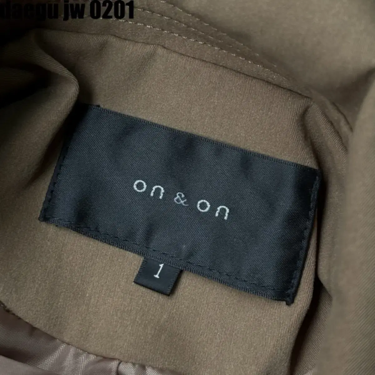 On&on 온앤온 코트 S