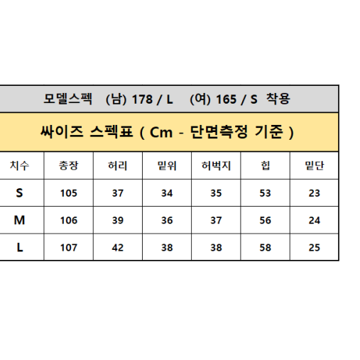 28-32 made in Korea 오버핏 카고팬츠 남녀공용 커플가능