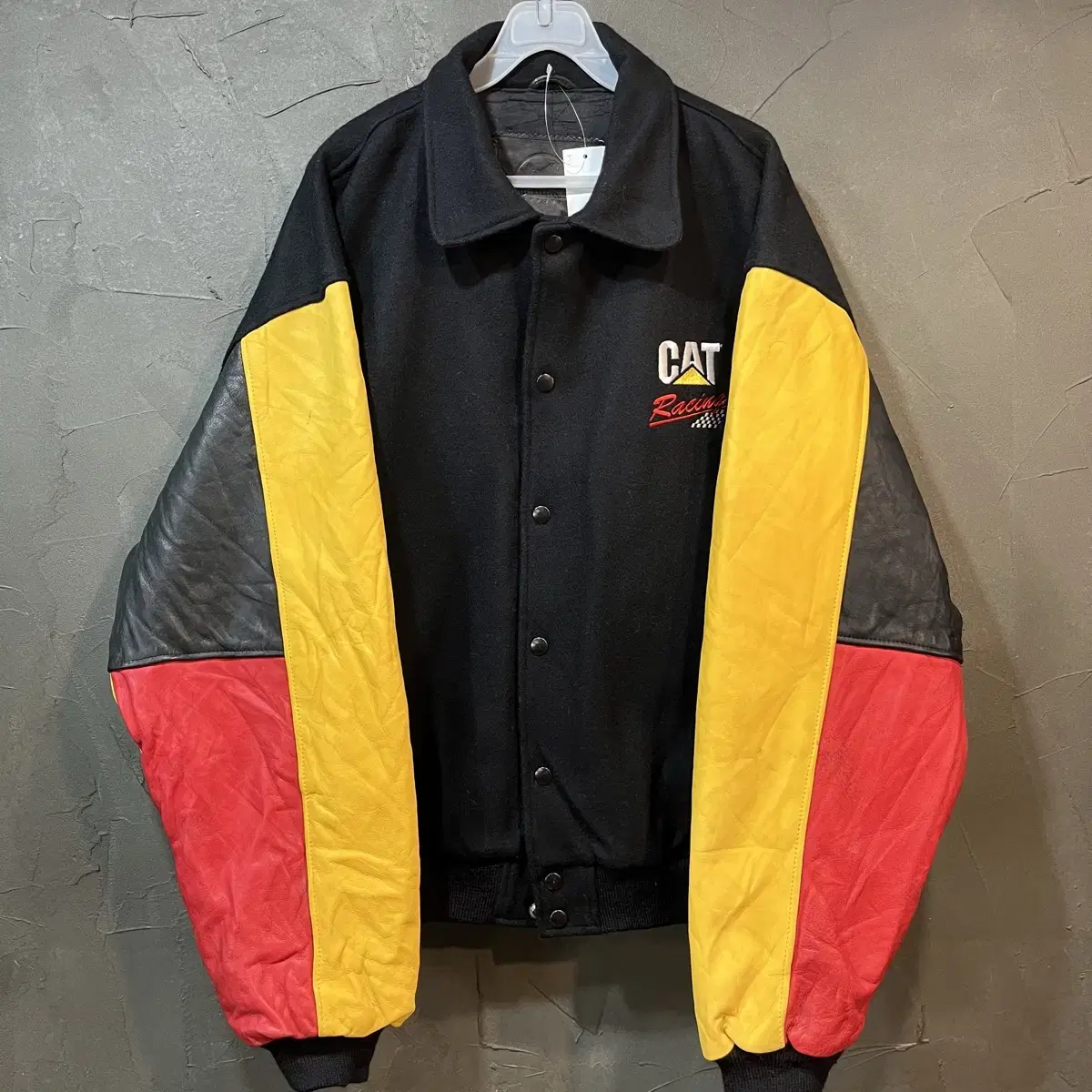 [XXL] USA VINTAGE 가죽 레이싱 자켓