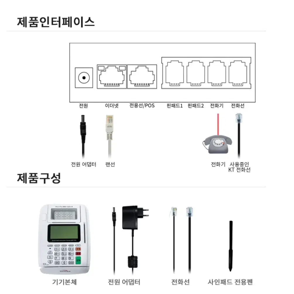 카드단말기 신용카드결제기 유선카드기 카드사 가맹없는 신규 개인사업자 전화