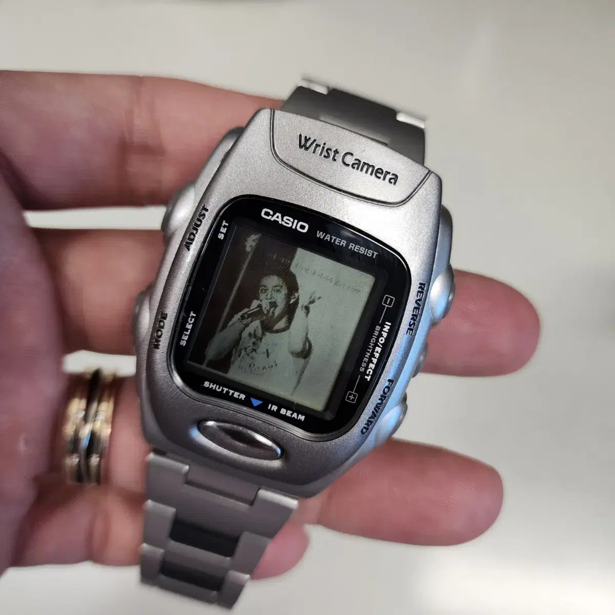 미착용 새제품!! 빈티지 Casio wqv-2 카메라워치 빈지노시계 팝니