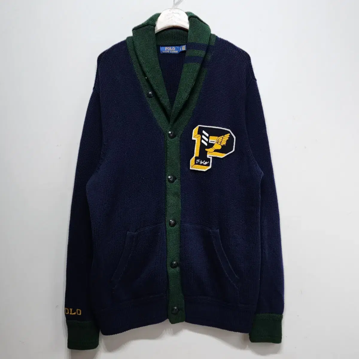 폴로랄프로렌 POLO RALPH LAUREN 숄카라 니트가디건 스웨터L